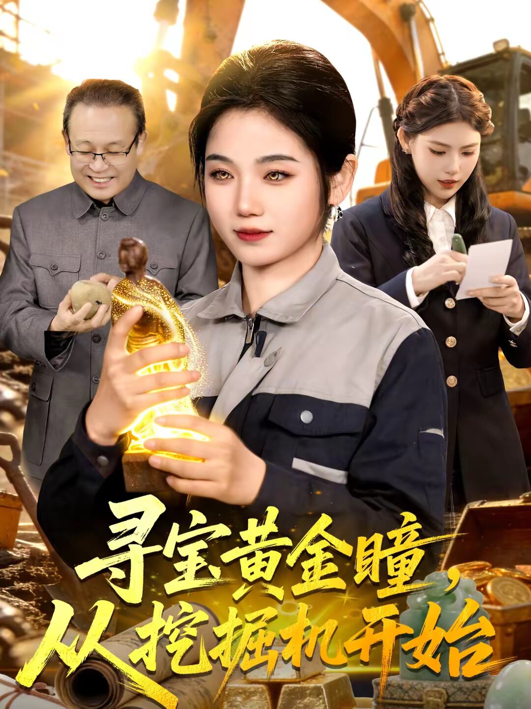 寻宝黄金瞳，从挖掘机开始 (2026) 海报