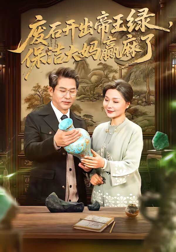 废石开出帝王绿，保洁大妈赢麻了 (2026) 海报