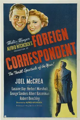 海外特派员[电影解说] (1940) 海报