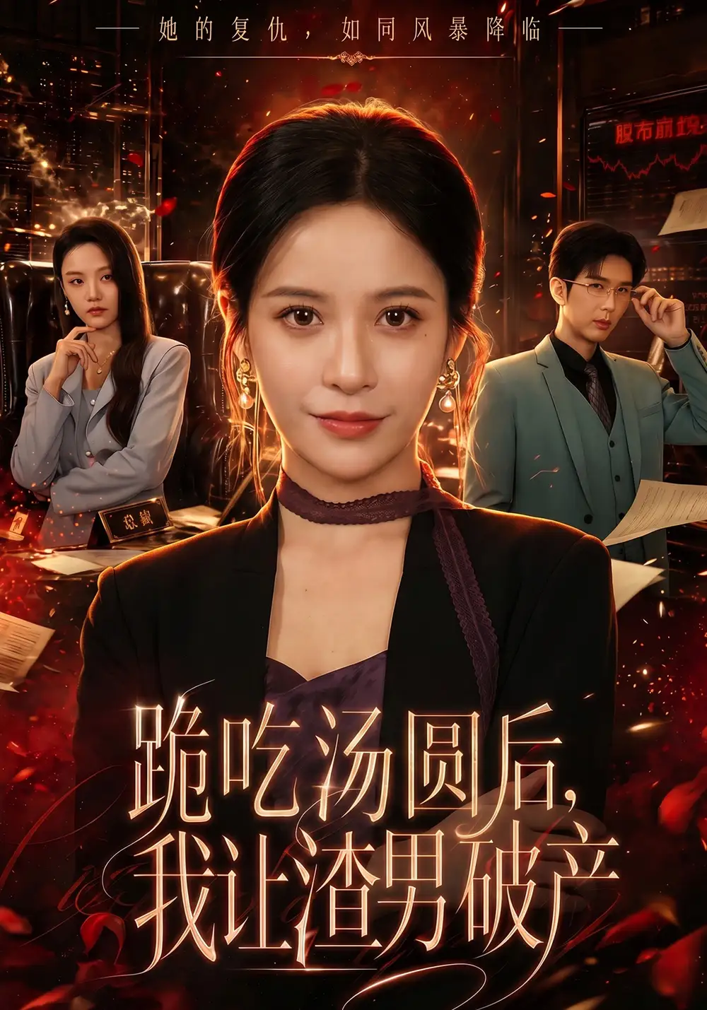 跪吃汤圆后，我让渣男破产 (2026) 海报